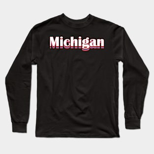 michigan love Long Sleeve T-Shirt